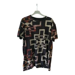 Desigual Geometric Print Short Sleeve Tee - Multicolor
